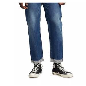 NEW MOUSSY dellwood tapered jeans in blue